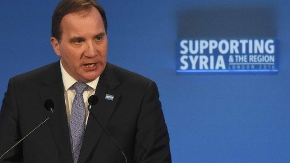 Swedish PM Stefan Lofven