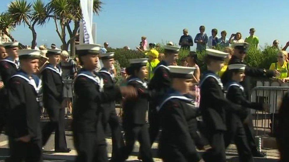 Armed forces parade