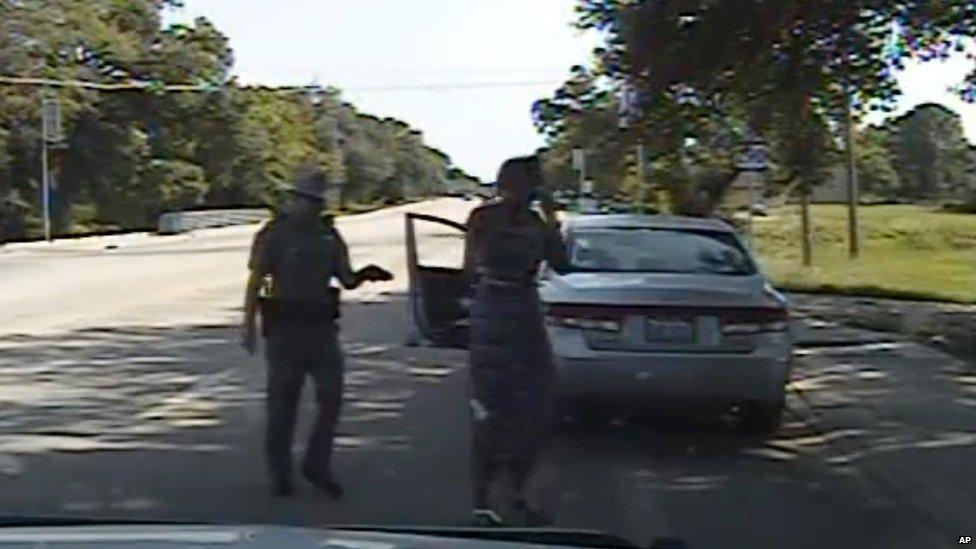 Dashcam footage captured Trooper Encinia threatening to use his stun gun