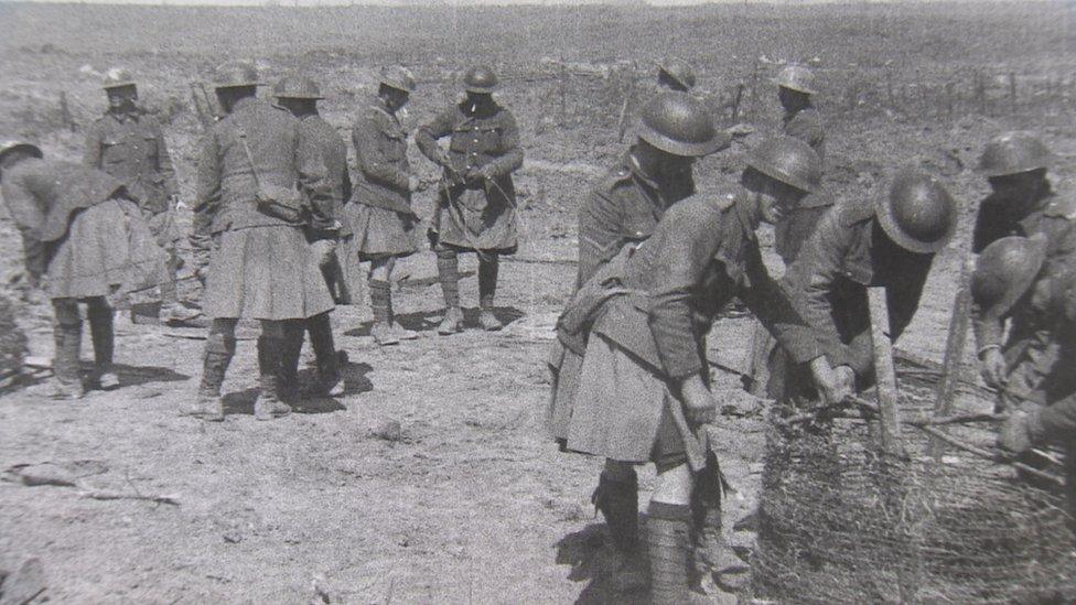 Scottish troops at Arras