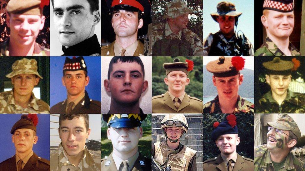 Scottish military deaths