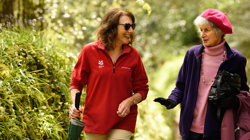 Volunteers at Glendurgan