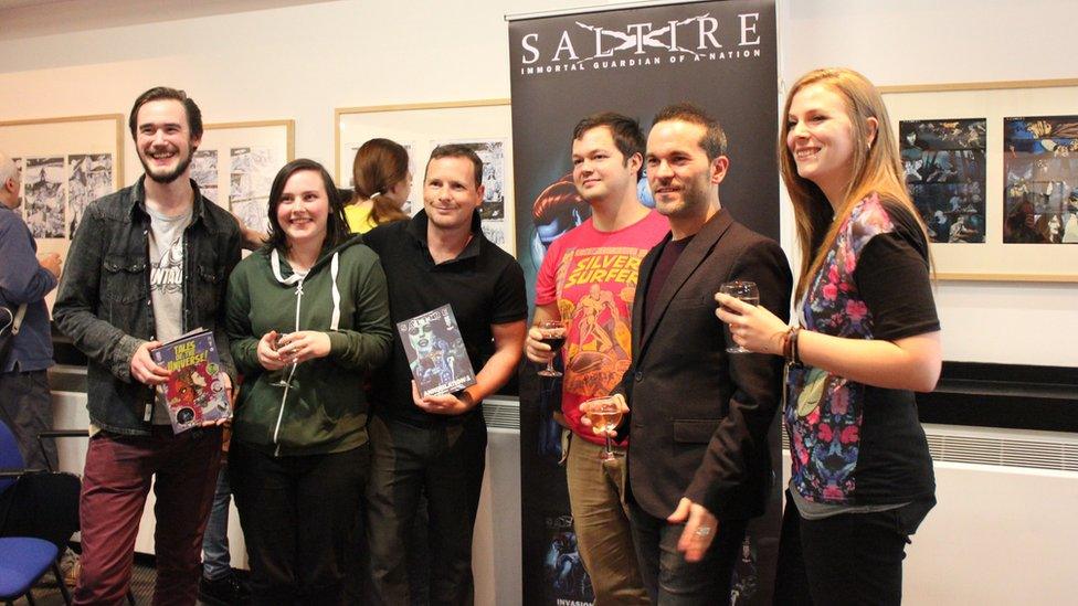 Saltire's team at Glasgow Comic Con