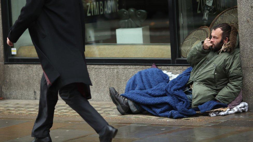 rough sleeper london