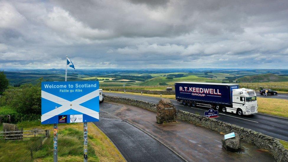 England/ Scotland border