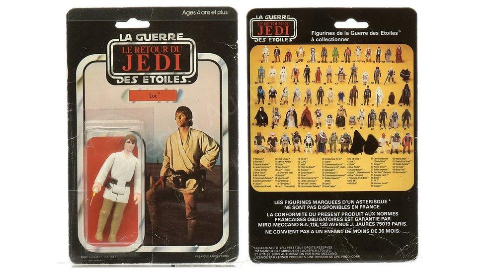 Luke Skywalker toy