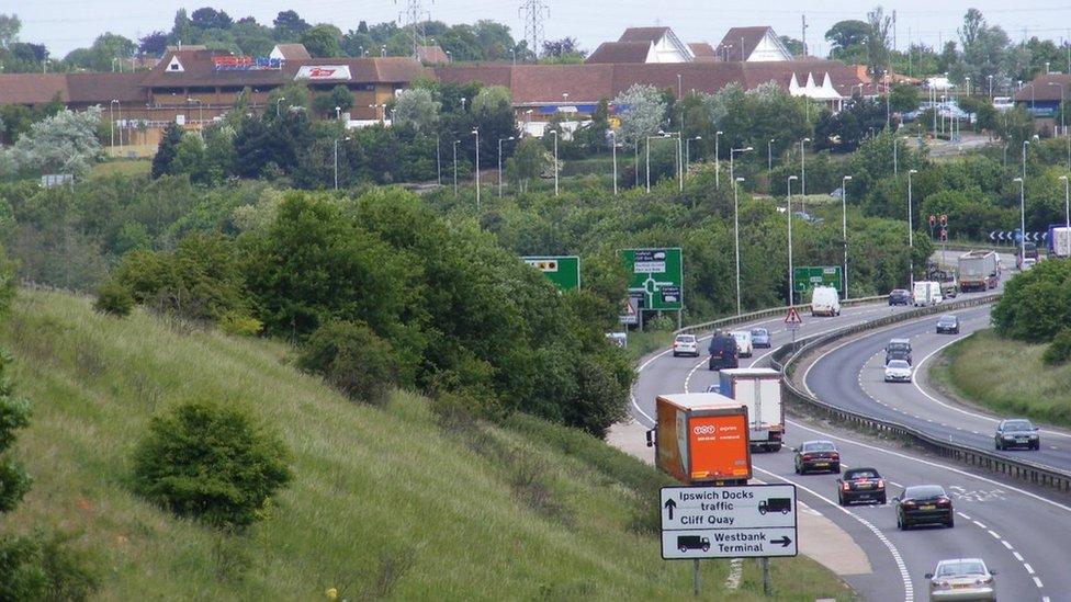 Copdock Interchange