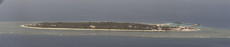 An aerial image of Taiping on 23 March 2016.