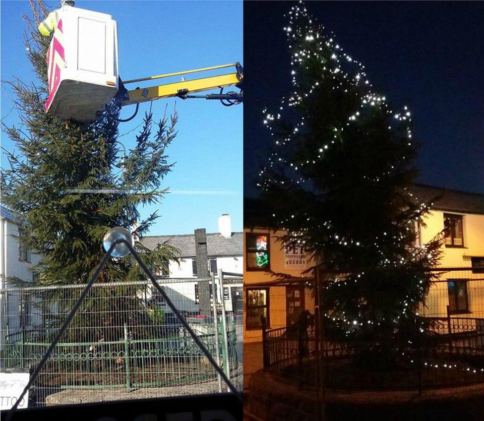 Caldicot Christmas tree