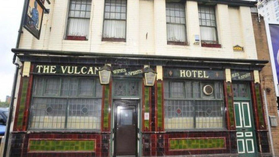 The Vulcan how it used to look before being demolished