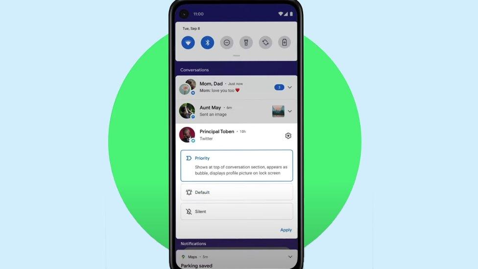 Android Conversations feature