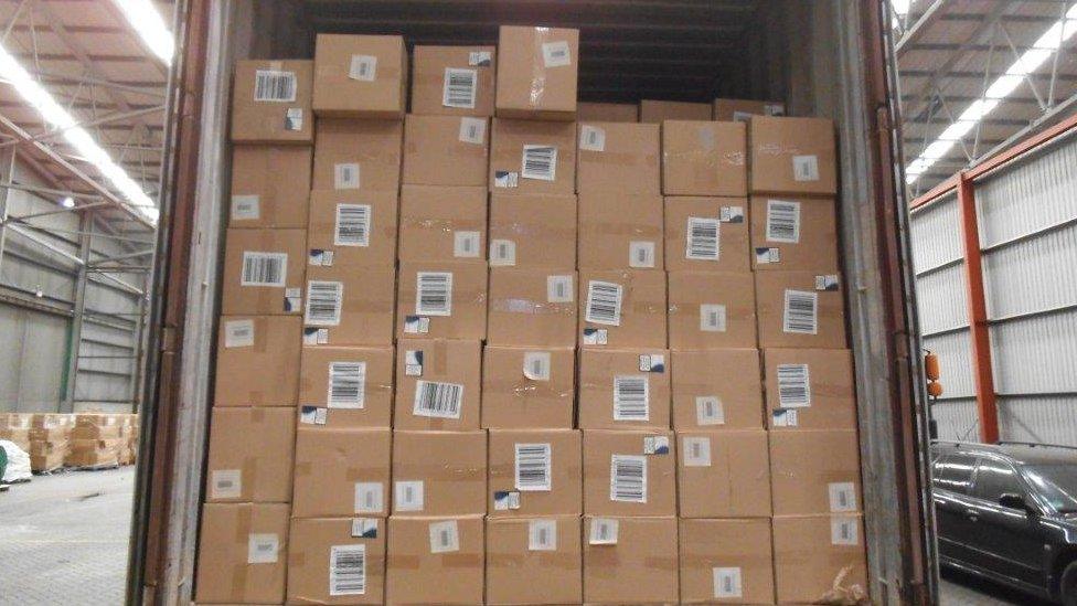 Largest' haul of 11m cigarettes seized at Felixstowe port