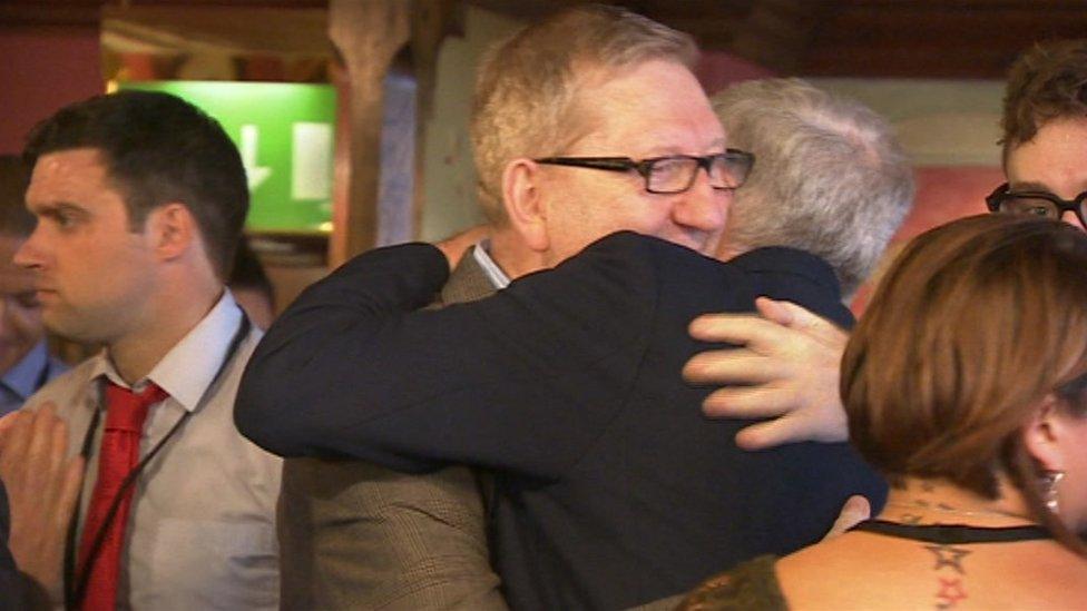 Len McCluskey and Jeremy Corbyn