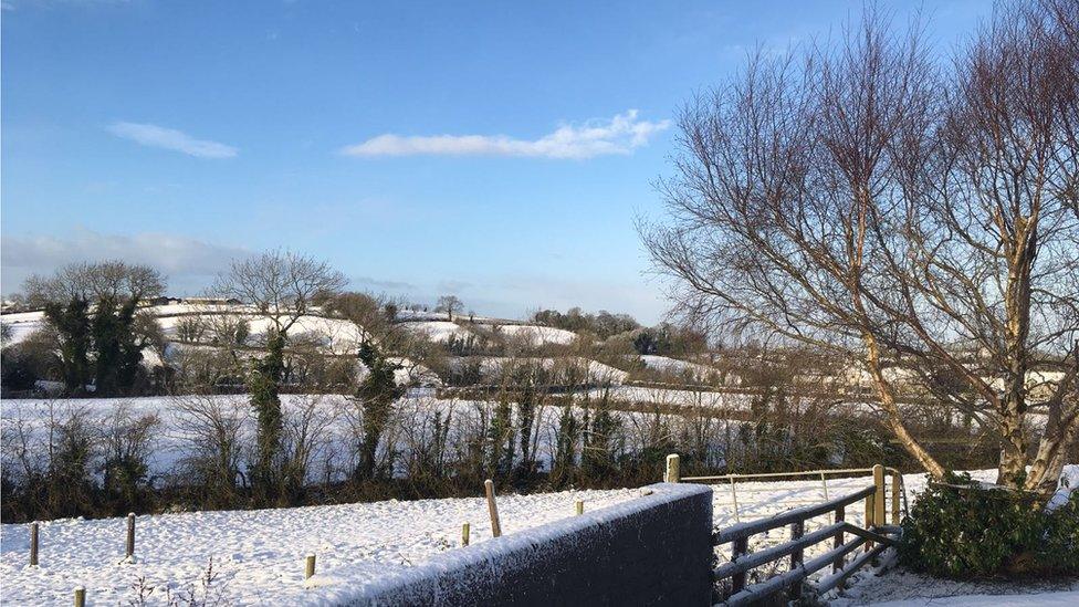 Middletown, Armagh in a blanket of snow