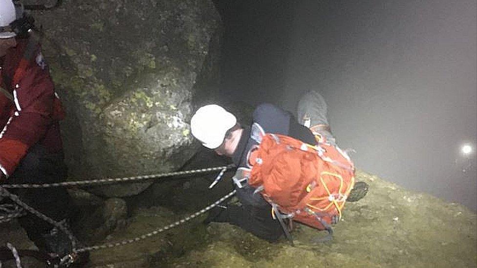 Scafell rescue