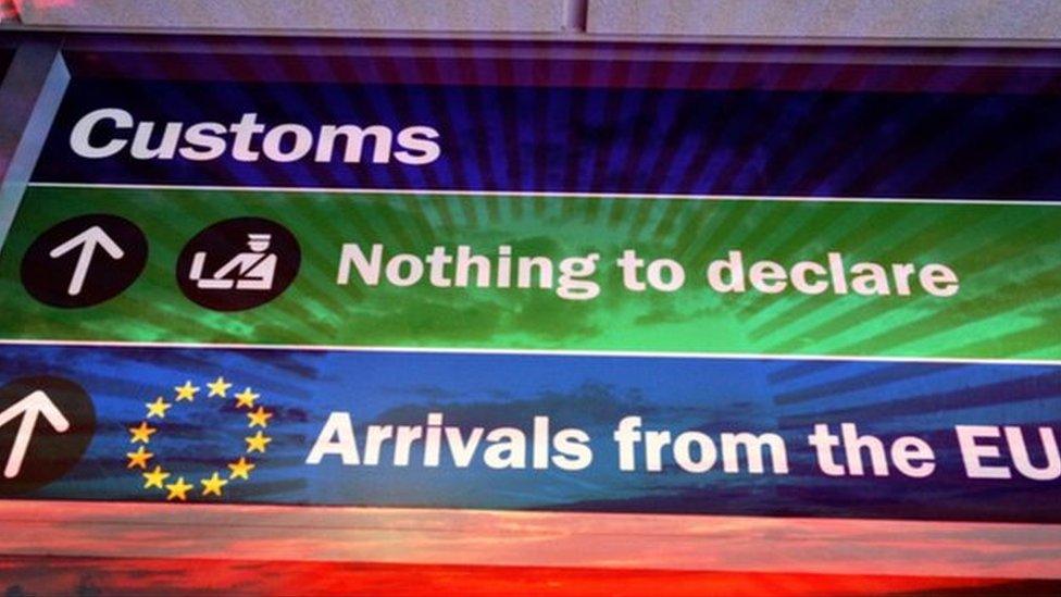 Arrivals sign