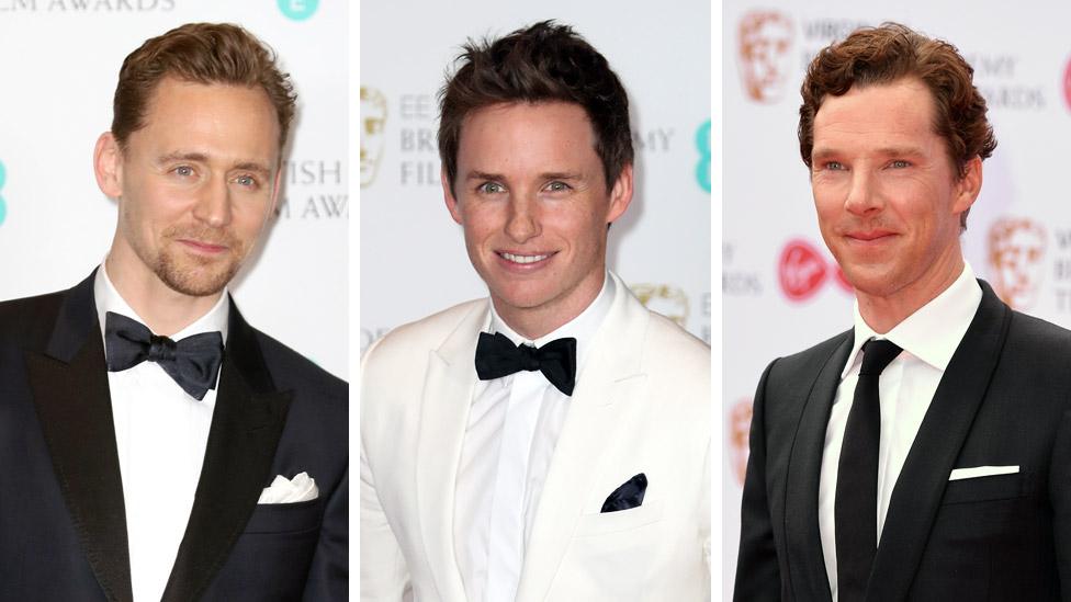 Tom Hiddleston, Eddie Redmayne and Benedict Cumberbatch