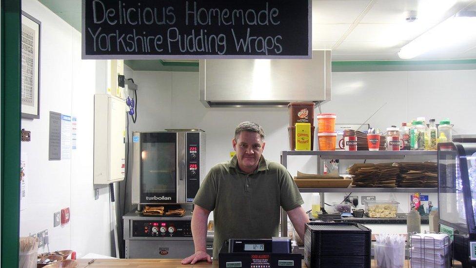 Yorkshire Pudding food stand