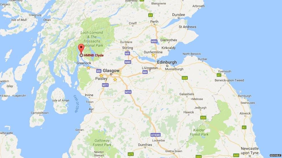 Faslane map