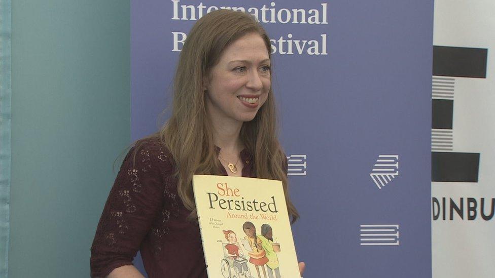 Chelsea Clinton at Edinburgh International Book Festival