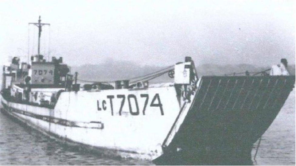 LCT 7074 serving in WW2