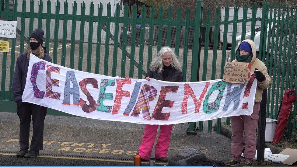 Pro-Palestine protest in Brighton