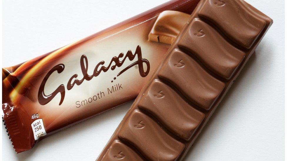 Galaxy chocolate bar