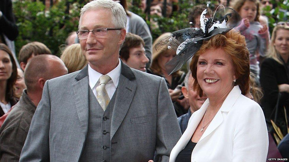 Cilla Black, right, with Paul O'Grady