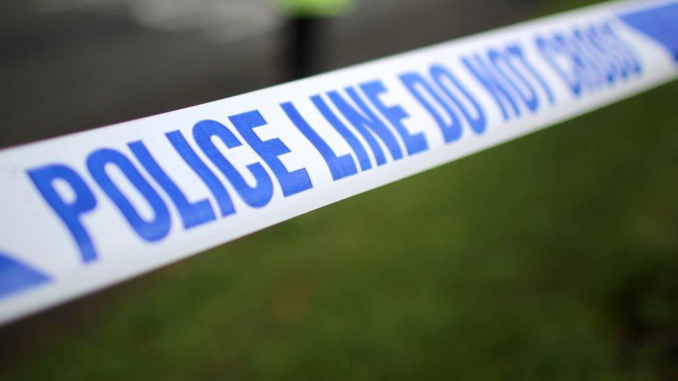 Police tape (file image)