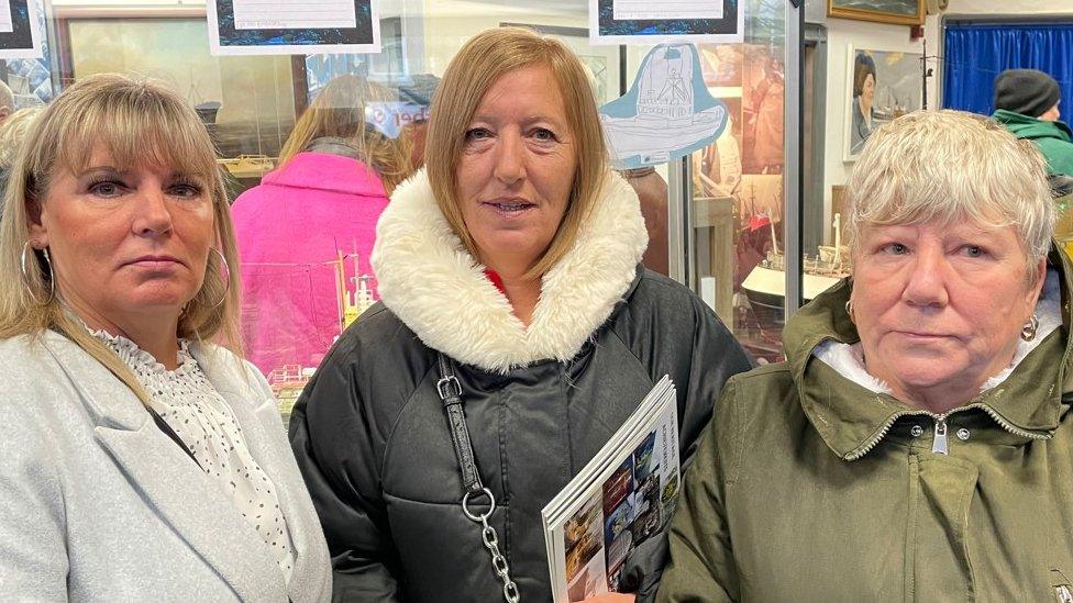 Colleen West pictured with her sister and aunt