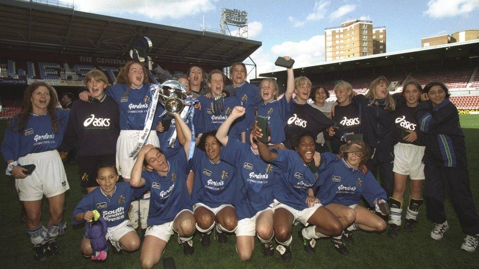 Millwall Lionesses in 1997