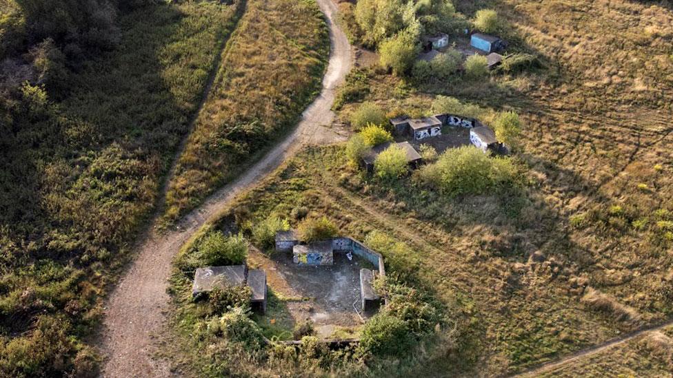 Cold War heavy anti-aircraft battery at Roydon, Essex