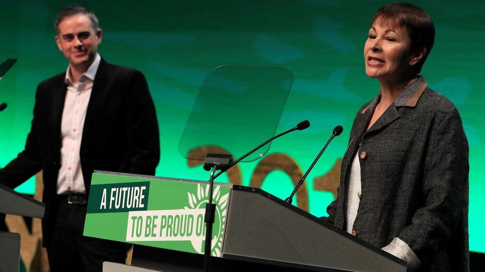 Jonathan Bartley and Caroline Lucas