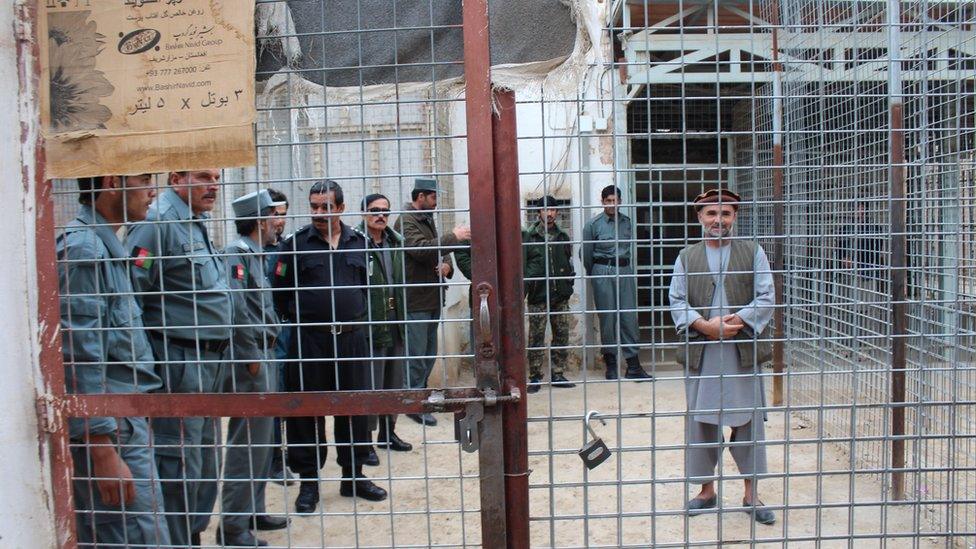 Kunduz prison where Taliban fighters set hundreds of inmates free