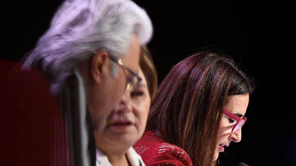 Officials at the UN Climate Change Conference in Madrid, 15 December