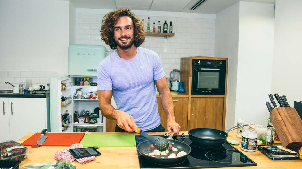 Joe Wicks cooking