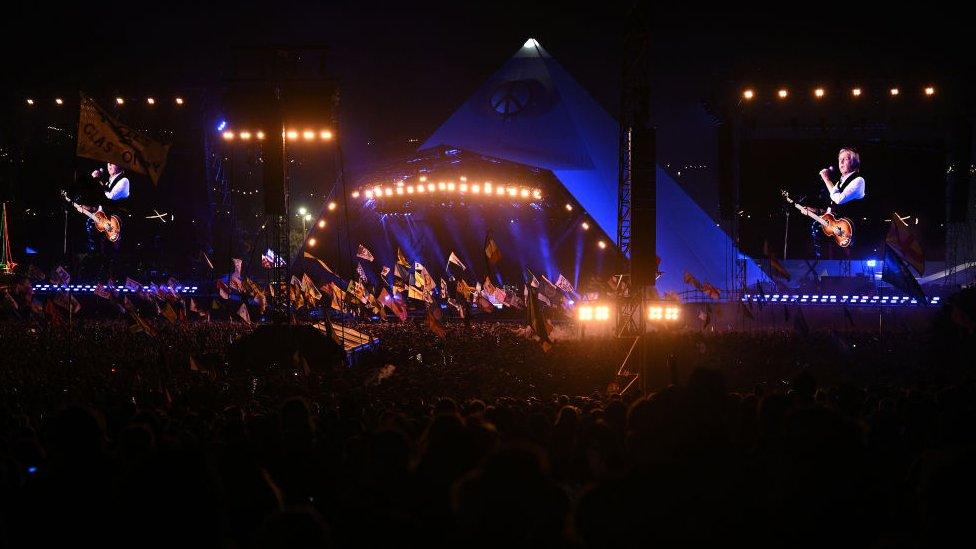 Paul McCartney at Glastonbury