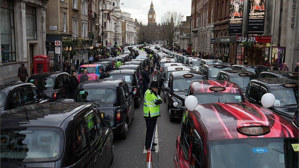 Black cab strike