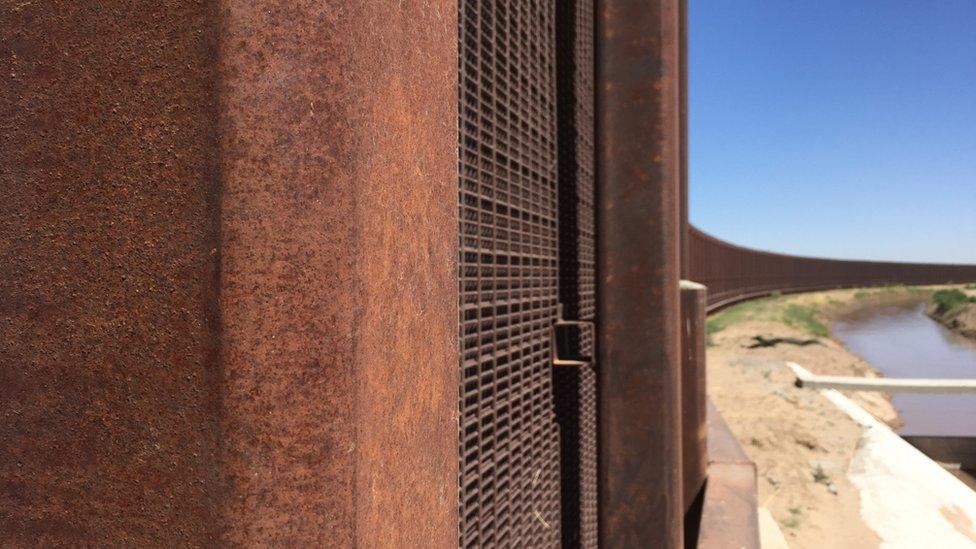 Fence near river