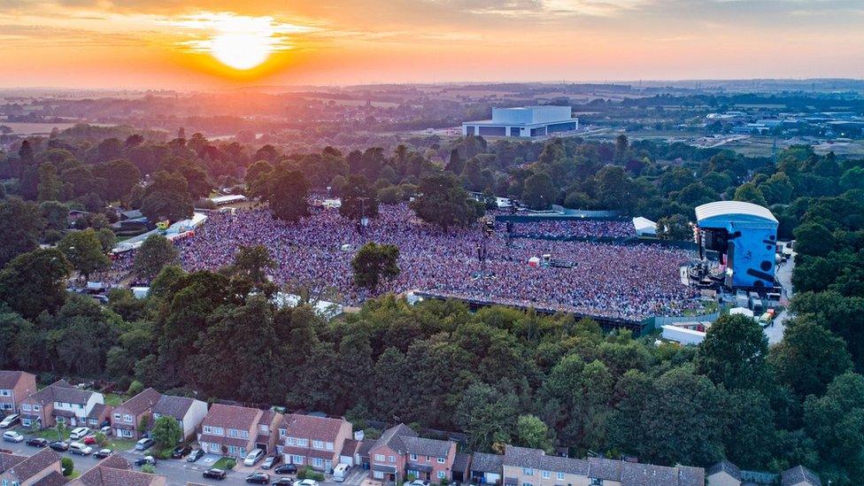 Ed Sheeran at Chantry Park