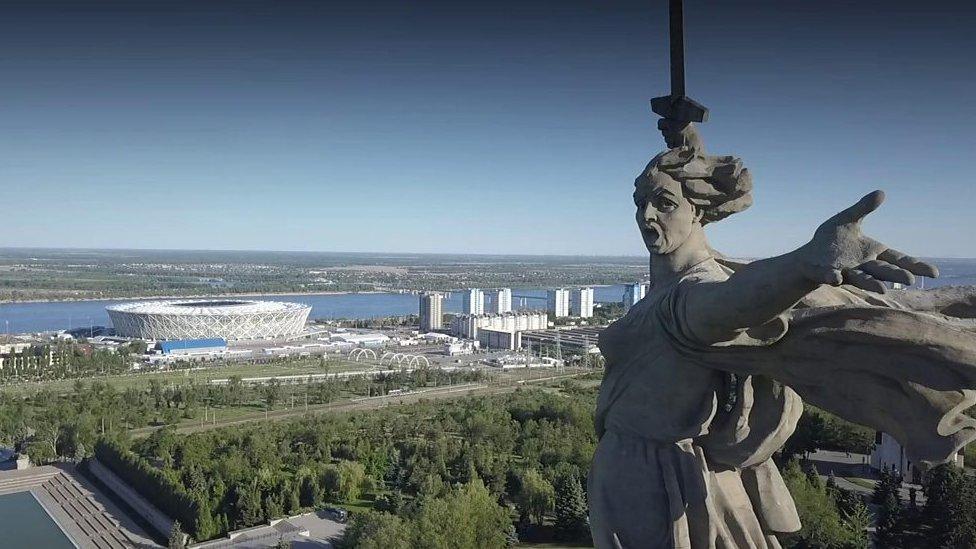 Volgograd Motherland Calls statue