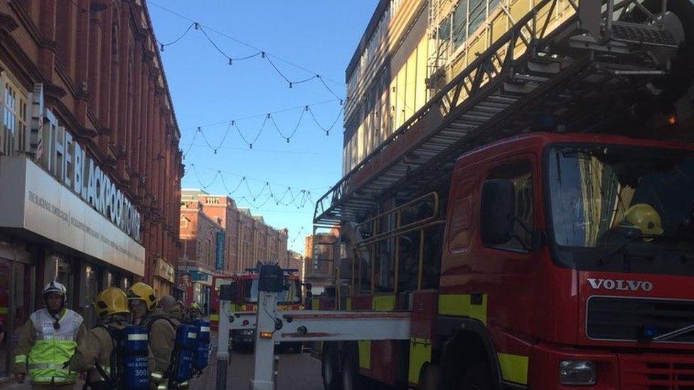 Blackpool Tower fire