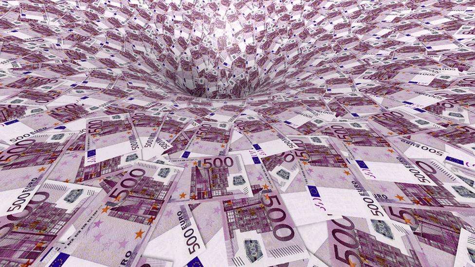 A pile of Euros