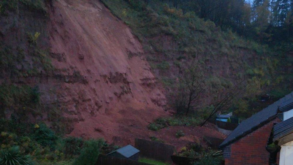 Mudslide in Mansfield