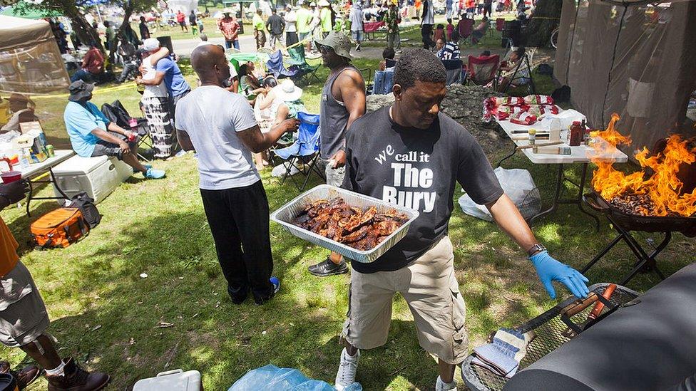 bbq-being-cooked-in-Boston.