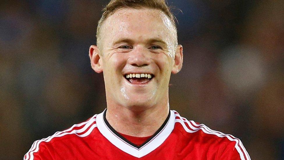 Club Brugge v Manchester United - UEFA Champions League Qualifying Play-Off Second Leg - Jan Breydel Stadium, Bruges, Belgium - 26/8/15 Wayne Rooney celebrates the fourth goal for Manchester United