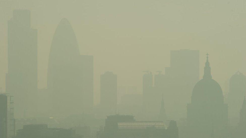 Smog in London