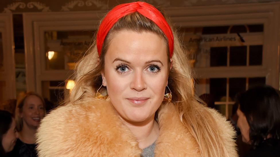 Dolly Alderton attends a special performance of 'Emilia' celebrating trailblazing women at Vaudeville Theatre on March 19, 2019 in London, England