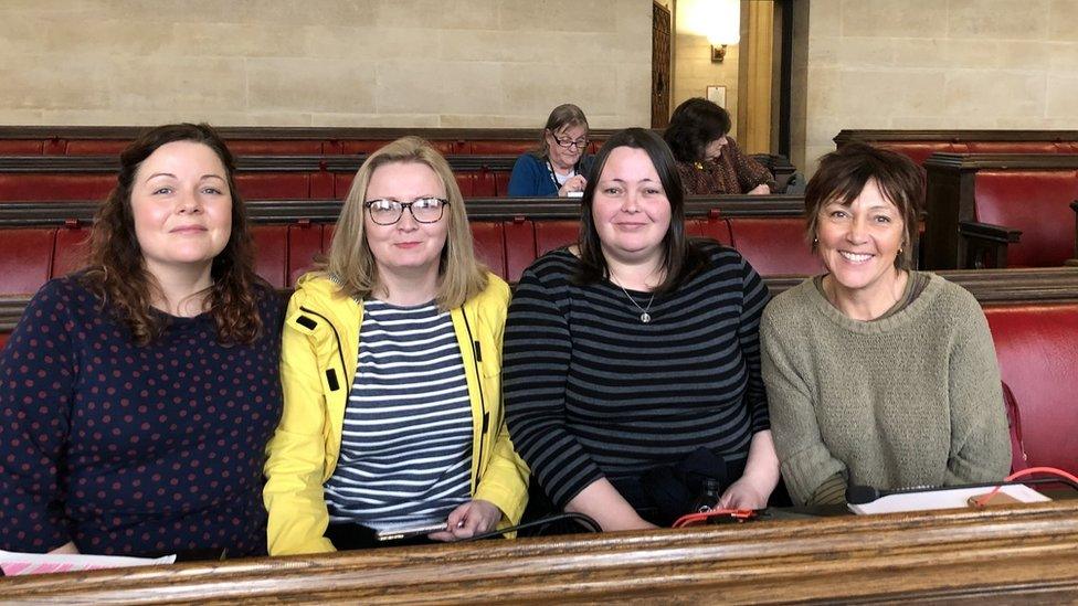 Fiona Castle, Sally Kent, Jen Smith, Sara Stocks