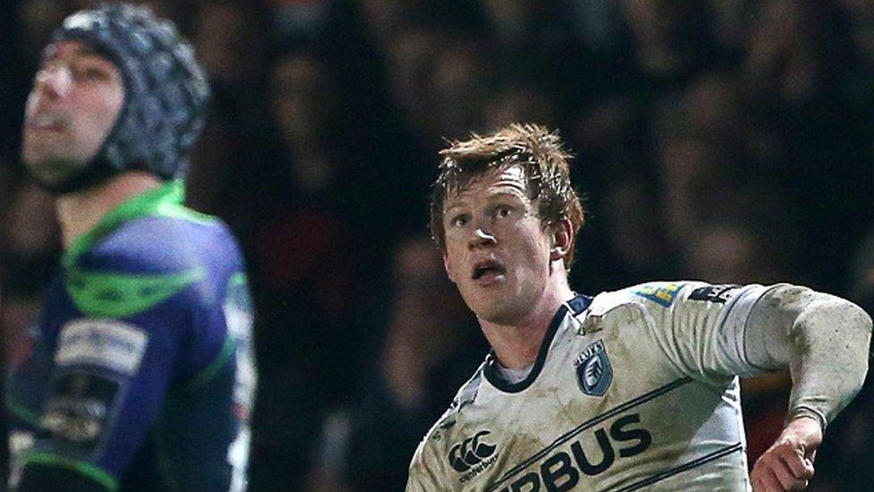 Rhys Patchell wins the game for Cardiff Blues